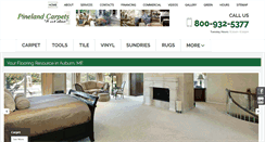 Desktop Screenshot of pinelandcarpets.com